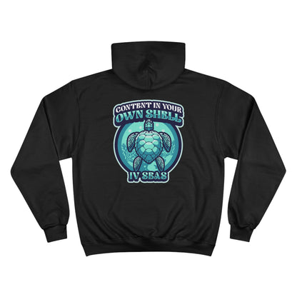 Content In Your Own Shell Women's Champion Hoodie