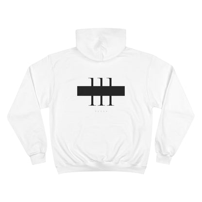 111 Black Men's Champion Hoodie