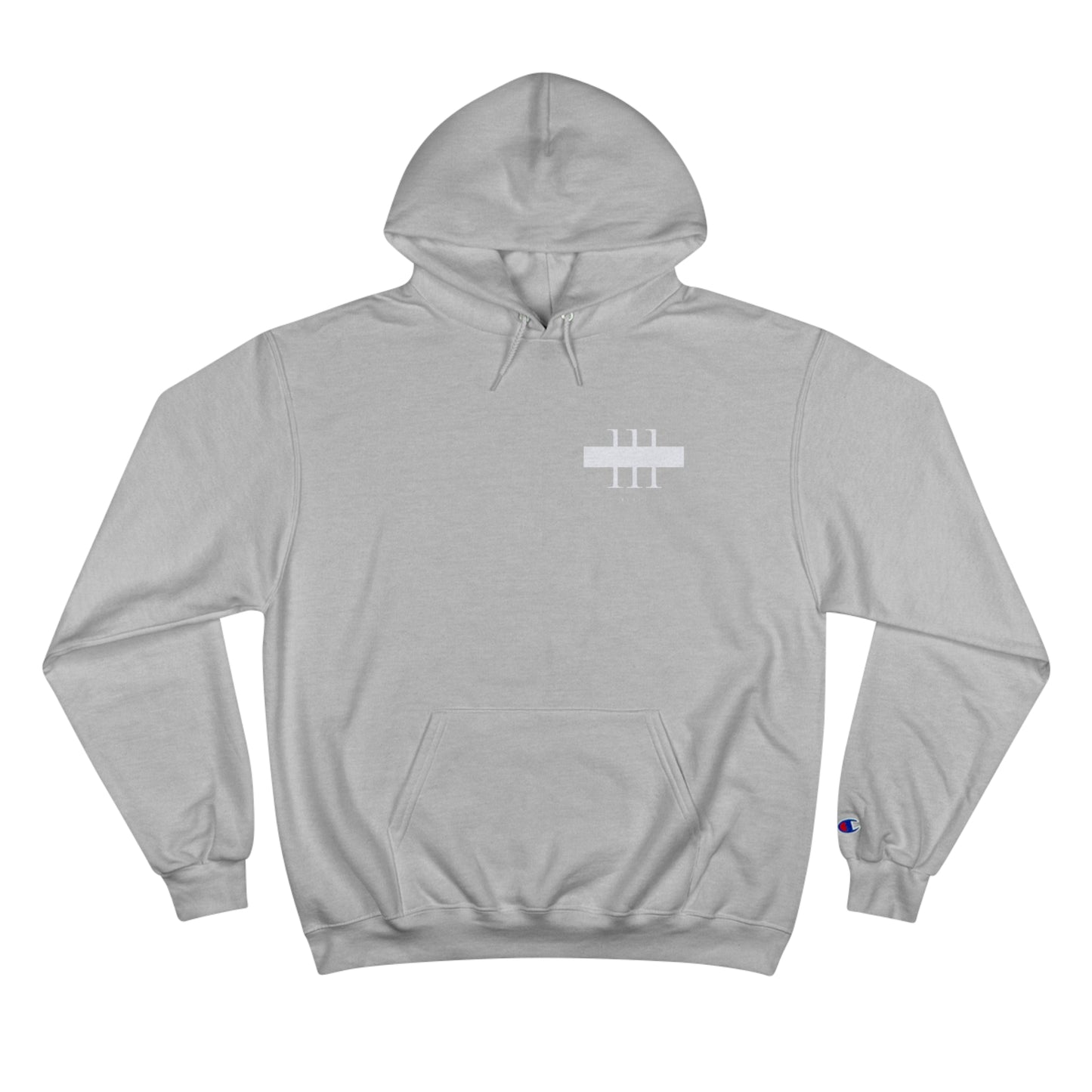 111 White Men's Champion Hoodie