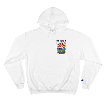 Waves Of Enlightenment Black Men's Champion Hoodie