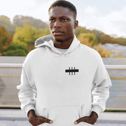 111 Black Men's Champion Hoodie