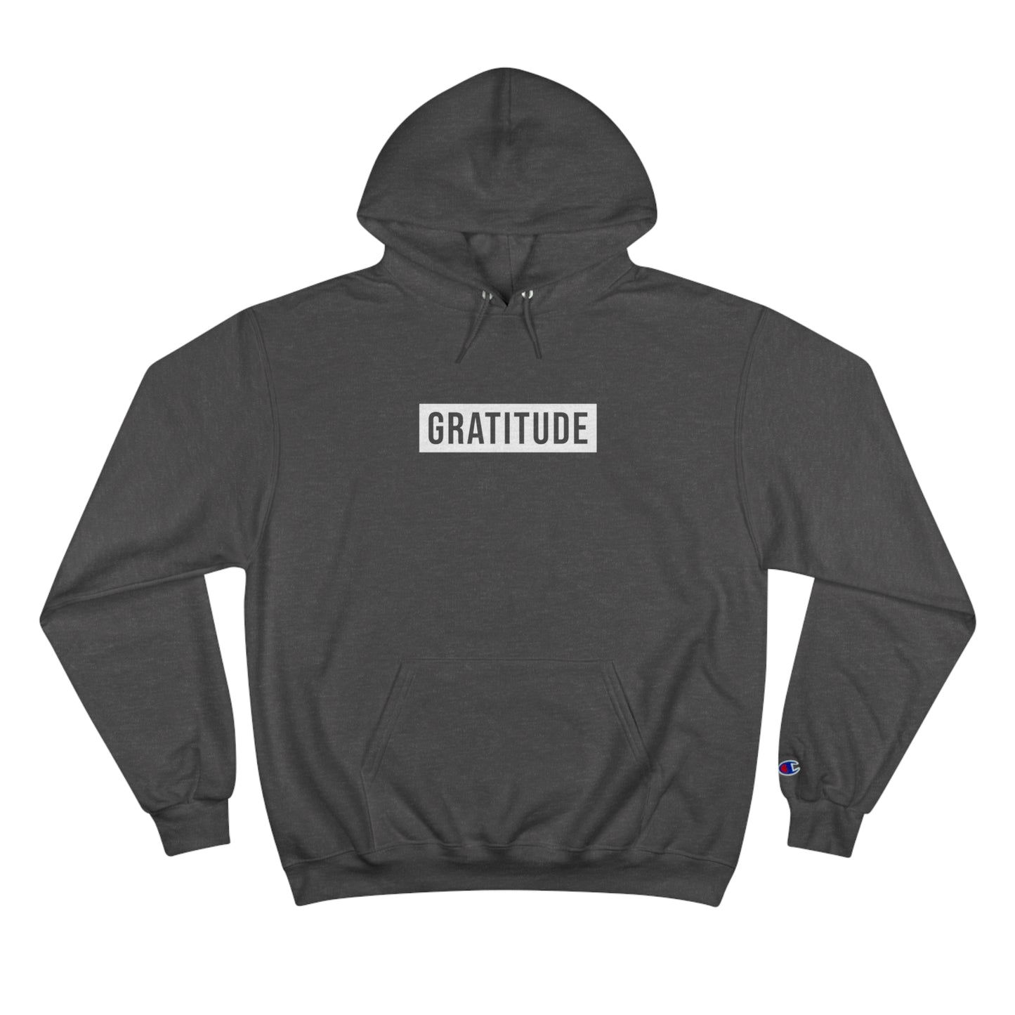 Gratitude White Women's Champion Hoodie