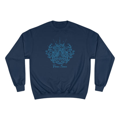 Divine Essence Blue Women's Champion Sweatshirt