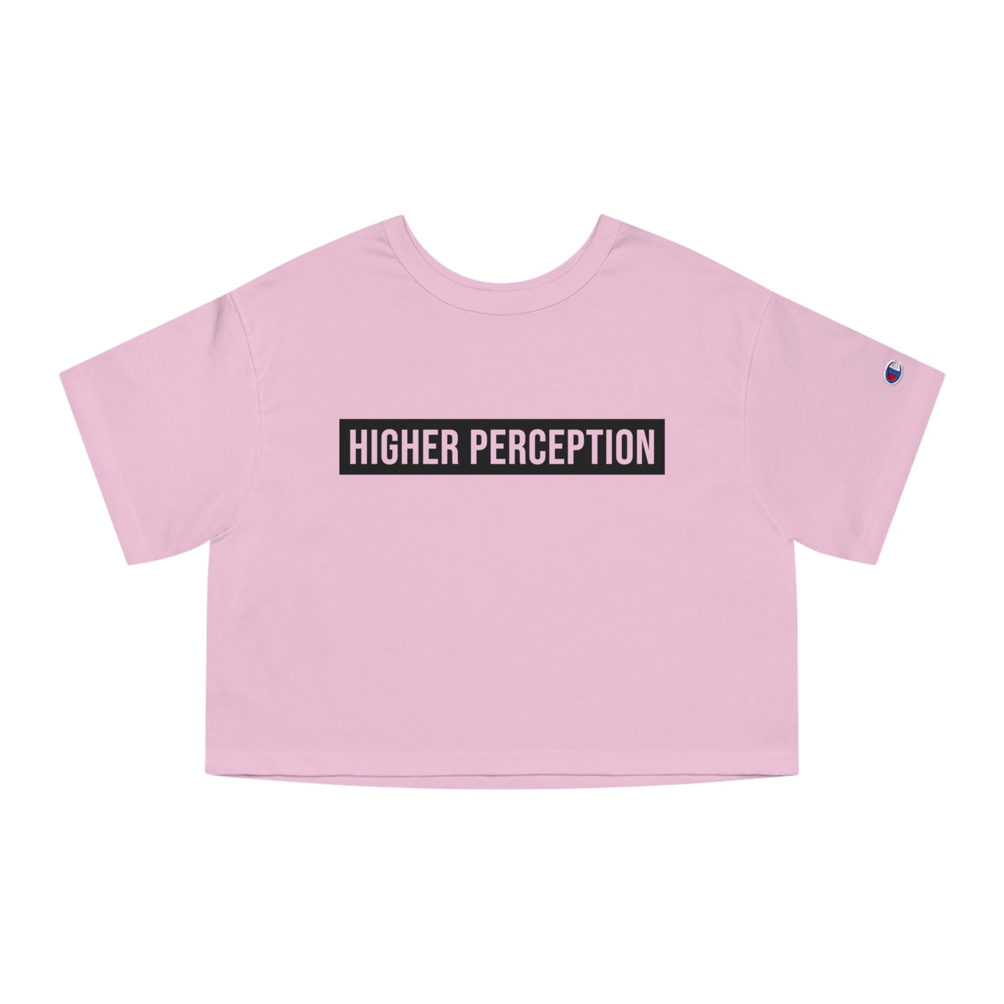 Higher Perception Black Cropped Tee