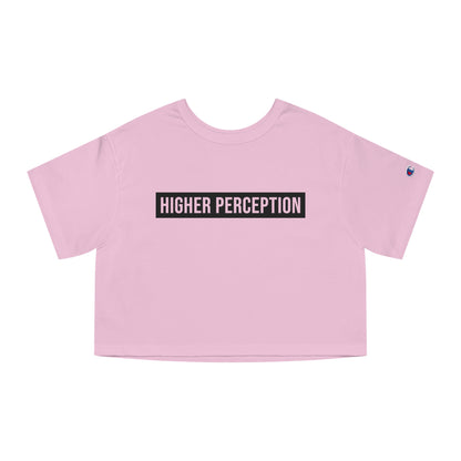 Higher Perception Black Cropped Tee