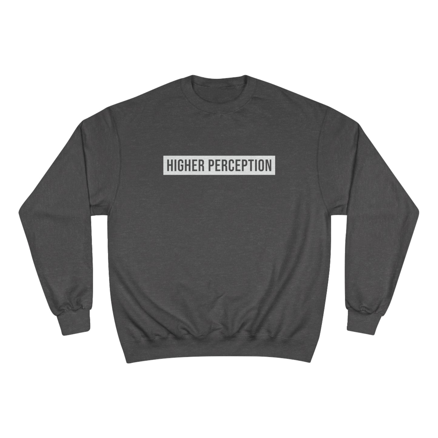 Higher Perception White Men's Champion Sweatshirt