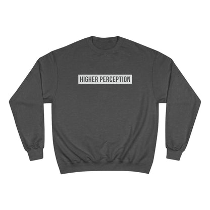 Higher Perception White Men's Champion Sweatshirt