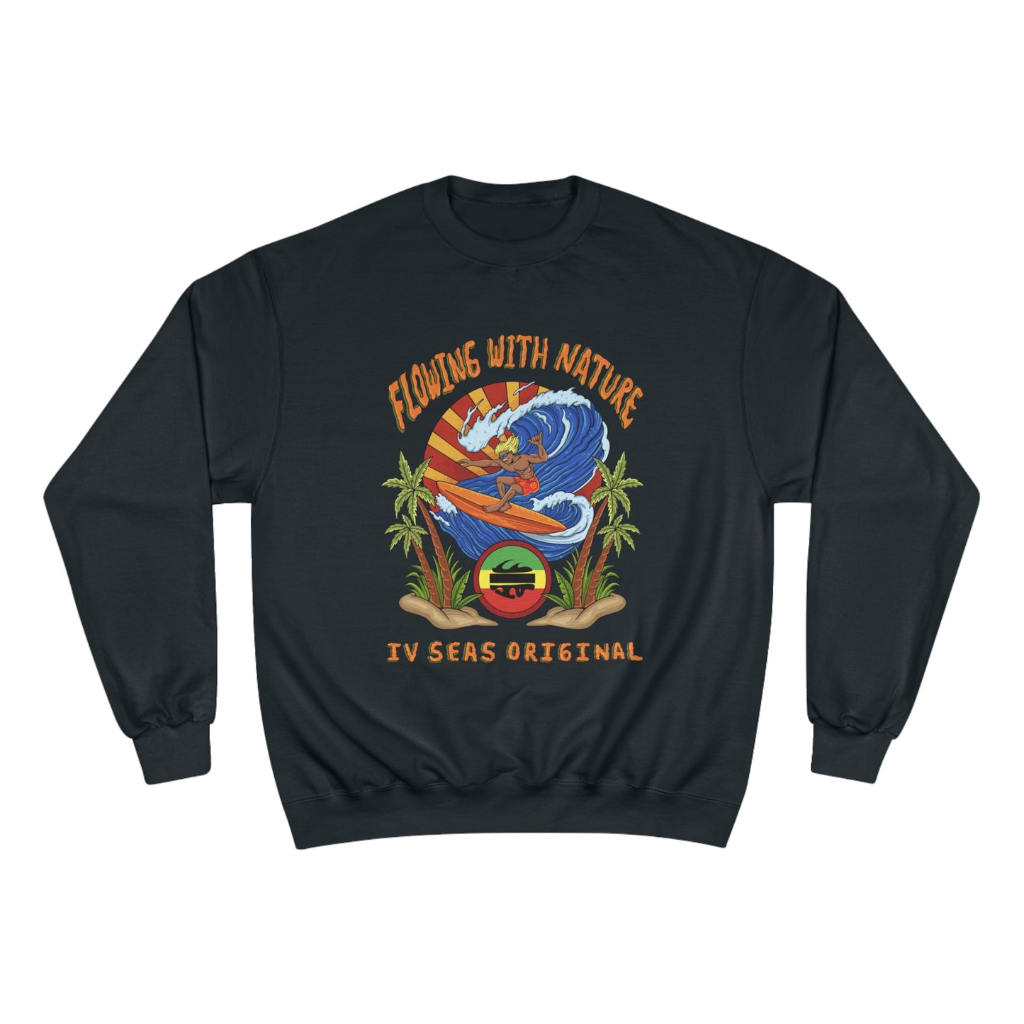 Flowing With Nature Men's Champion Sweatshirt