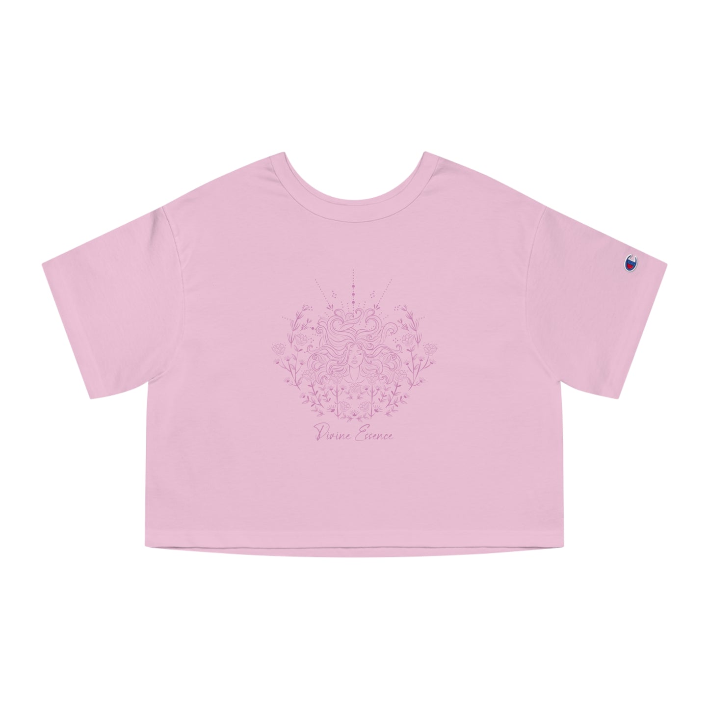 Divine Essence Pink Cropped Tee