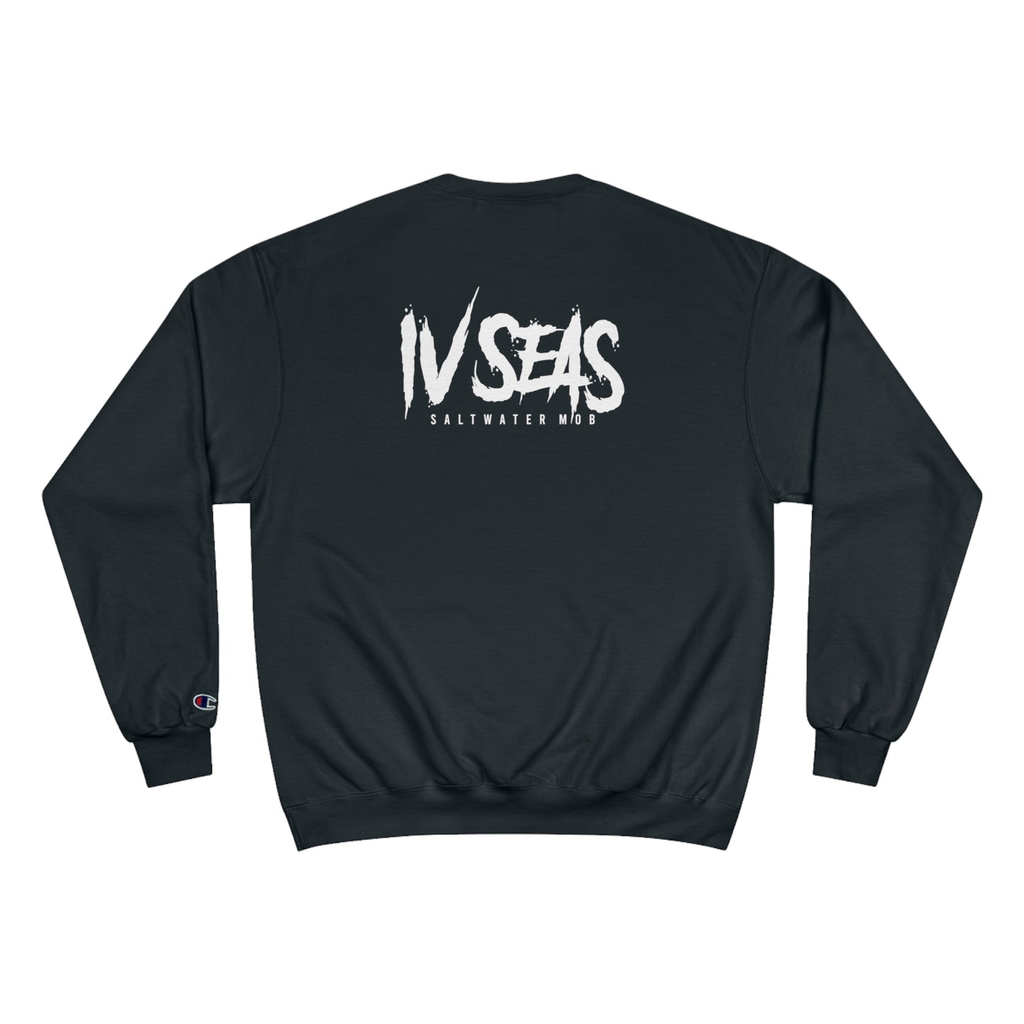 Saltwater Mob White Men's Champion Sweatshirt