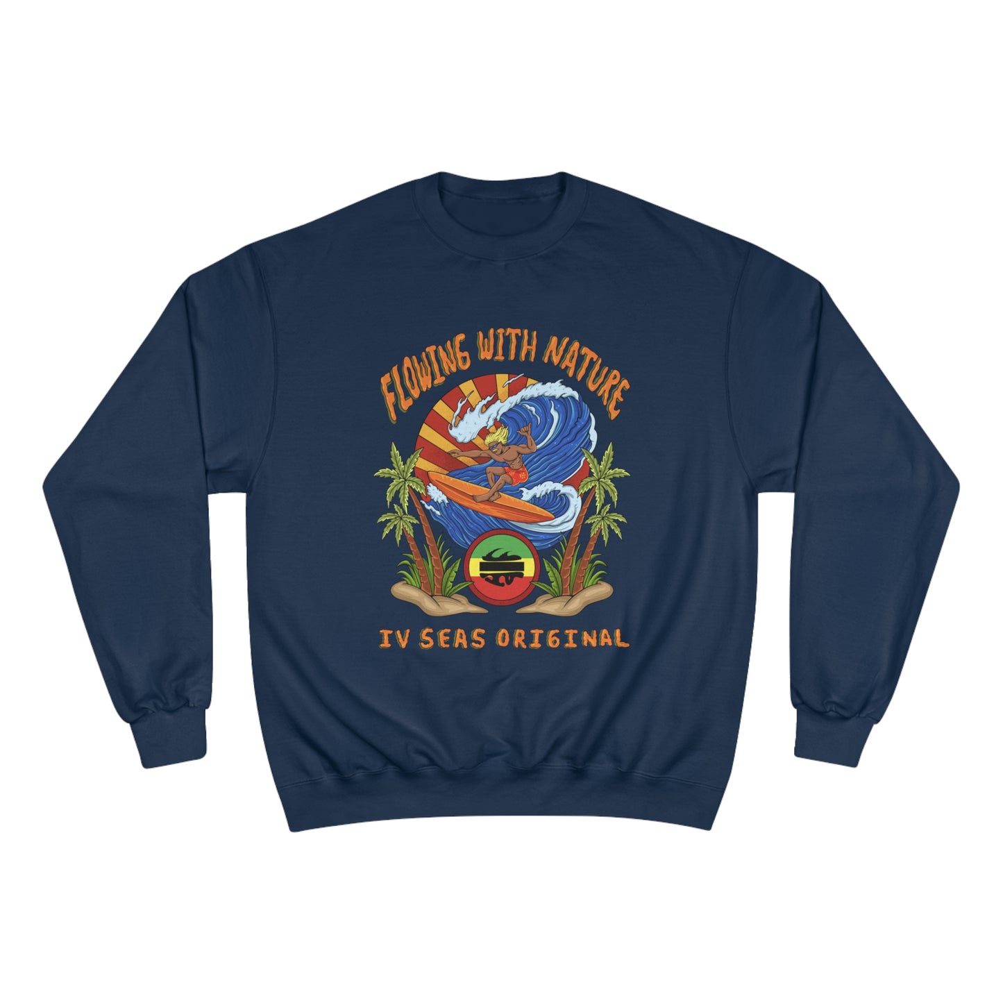 Flowing With Nature Men's Champion Sweatshirt