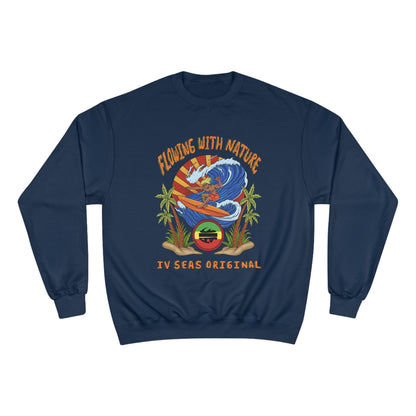 Flowing With Nature Men's Champion Sweatshirt