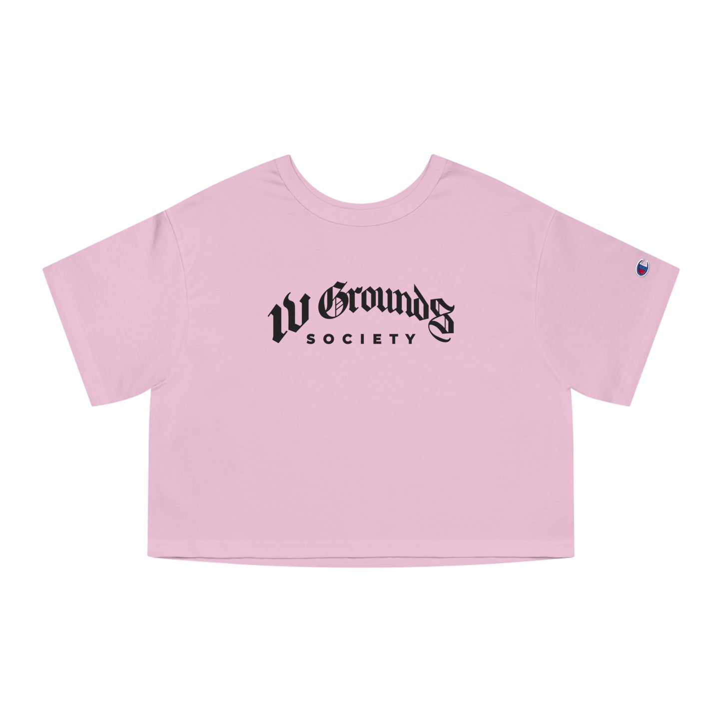 IV Grounds Society Black Cropped Tee