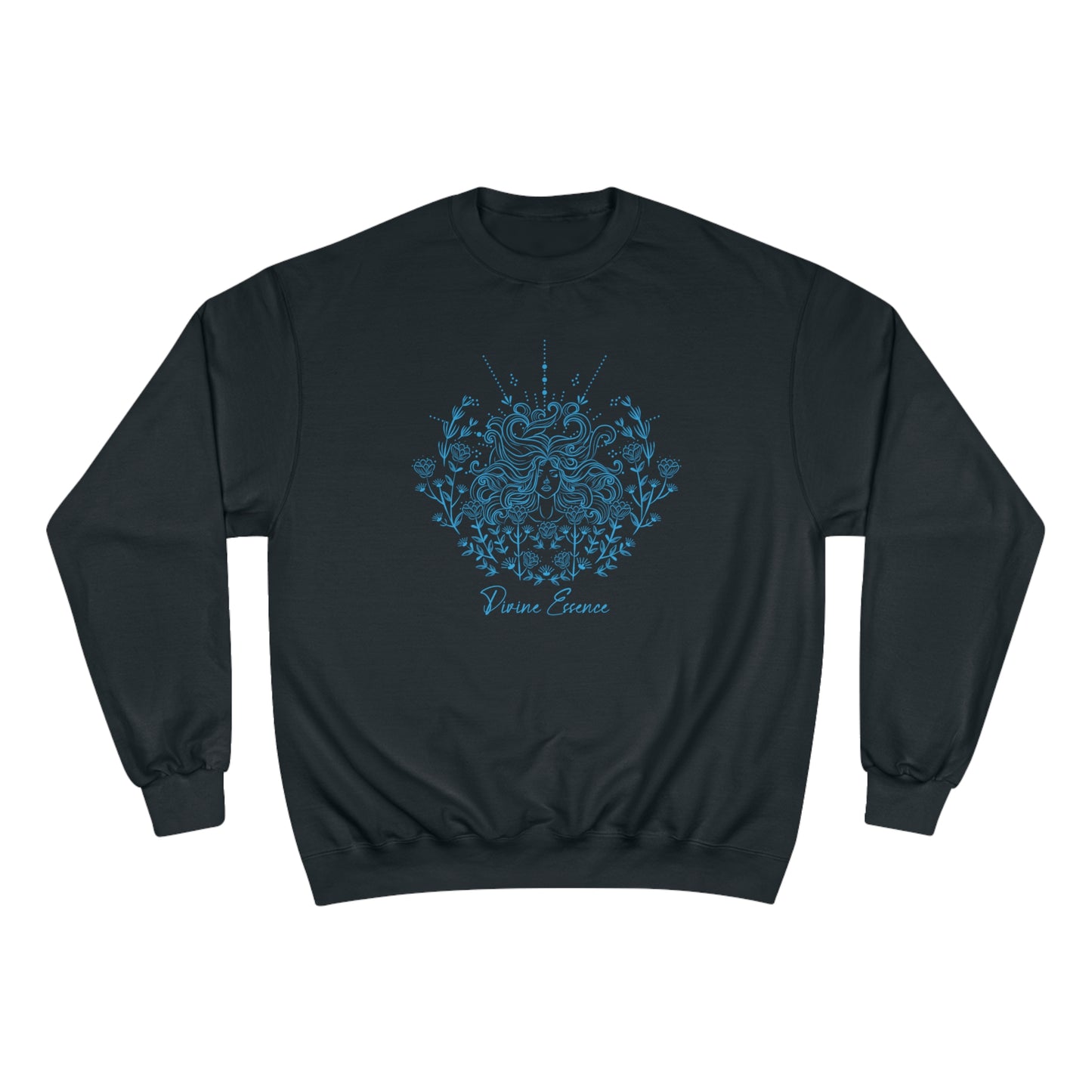 Divine Essence Blue Women's Champion Sweatshirt