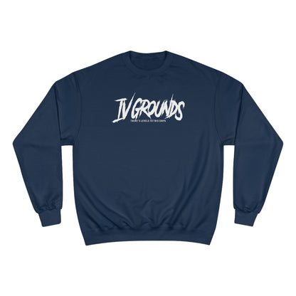 IV Grounds TLTTS White Women's Champion Sweatshirt