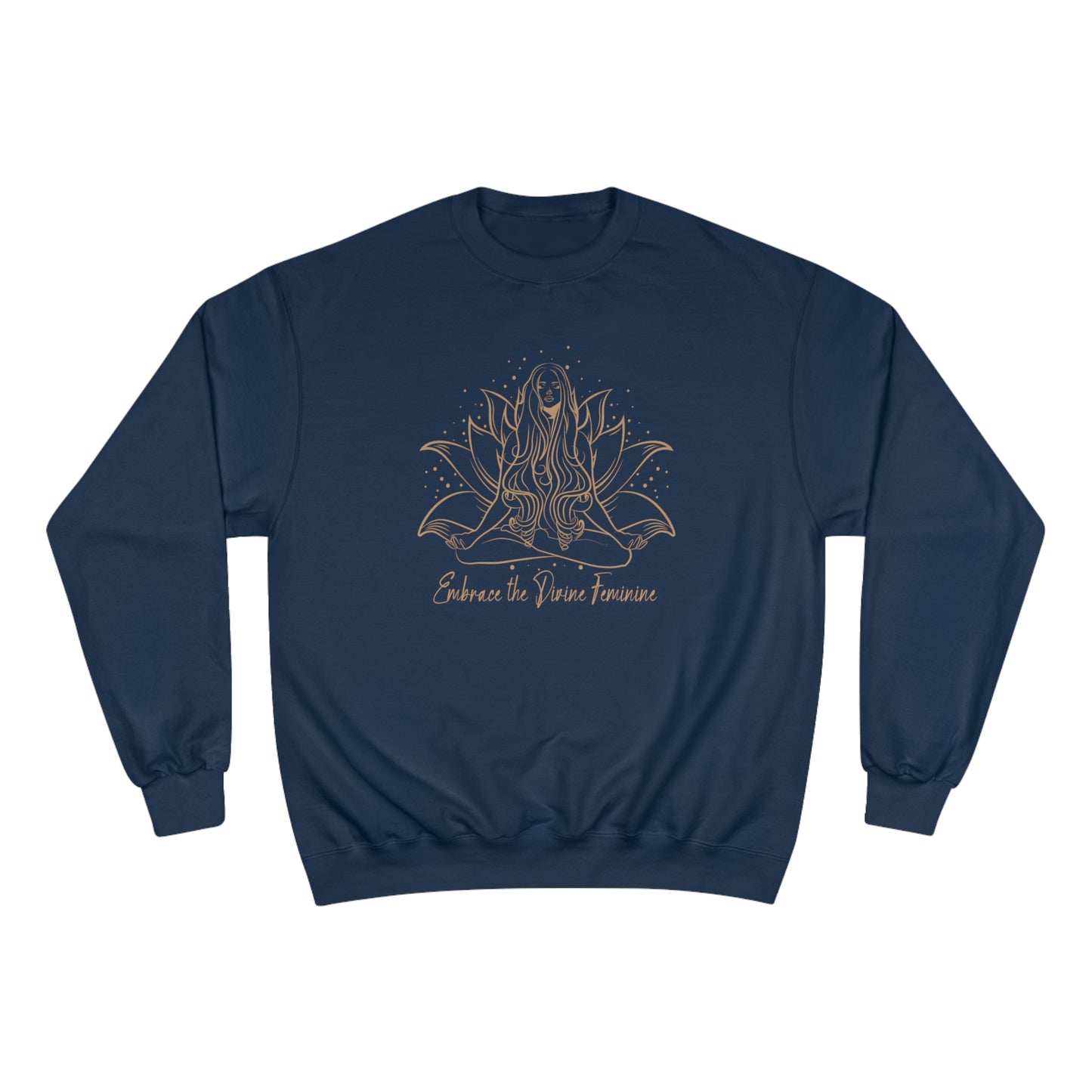 The Divine Feminine Brown Women's Champion Sweatshirt