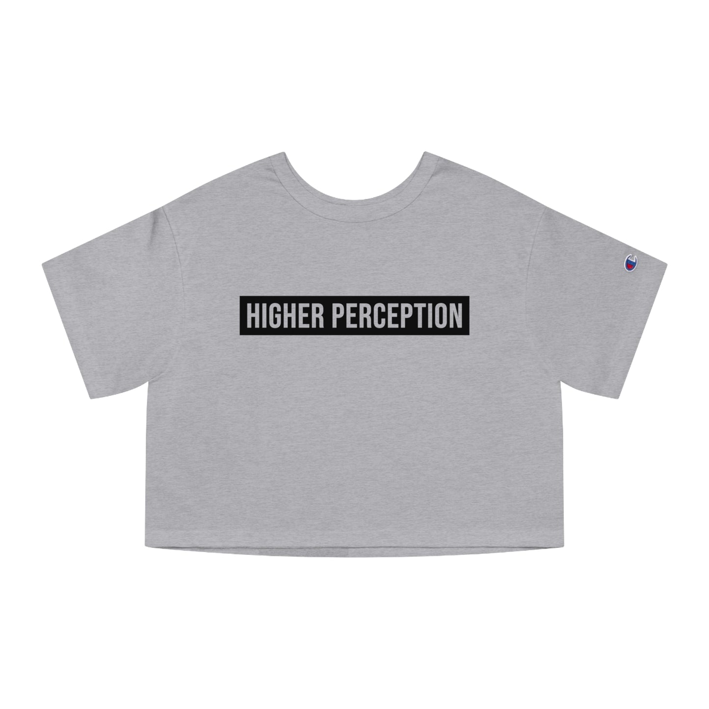 Higher Perception Black Cropped Tee