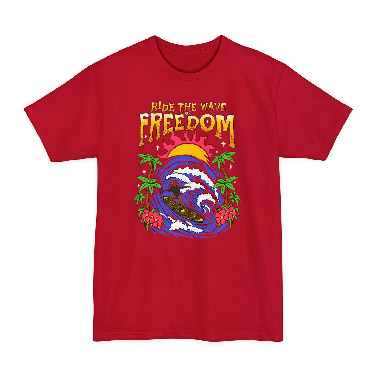 Wave Of Freedom Women's Tall Tee