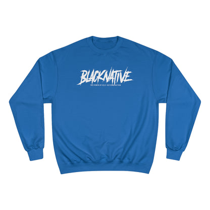 Black Native White Men's Champion Sweatshirt