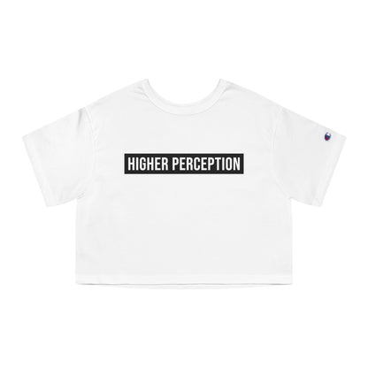 Higher Perception Black Cropped Tee