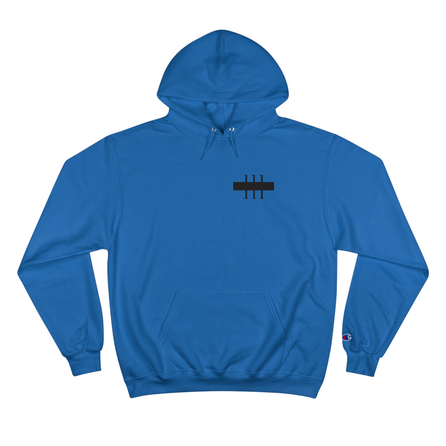 111 Black Men's Champion Hoodie