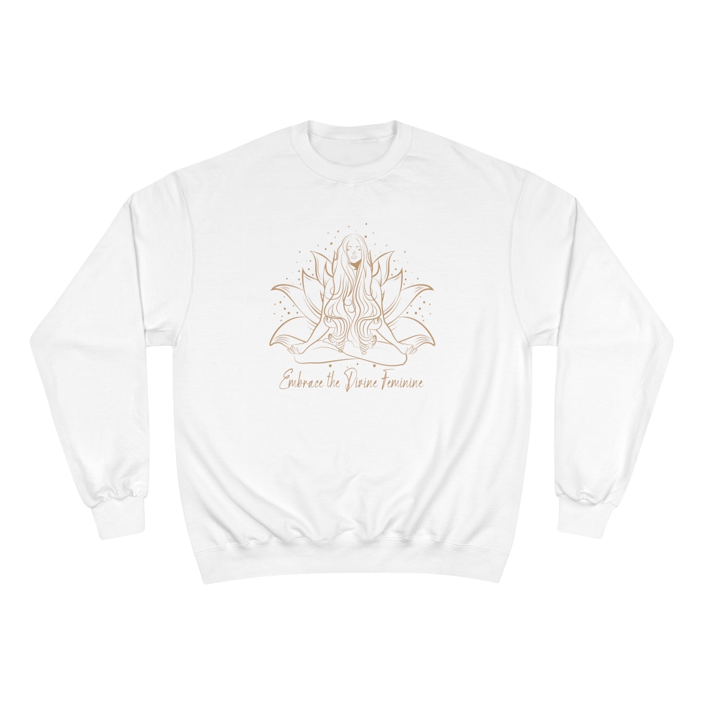 The Divine Feminine Brown Women's Champion Sweatshirt