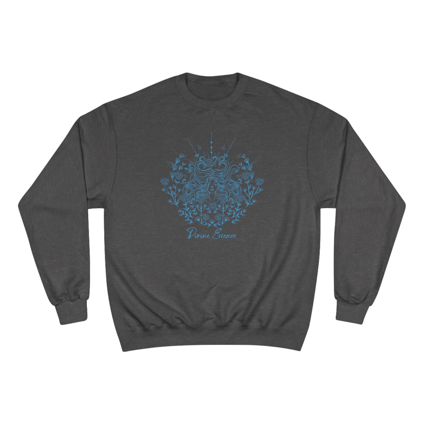 Divine Essence Blue Women's Champion Sweatshirt