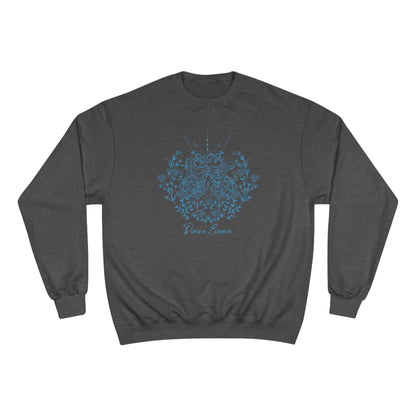 Divine Essence Blue Women's Champion Sweatshirt