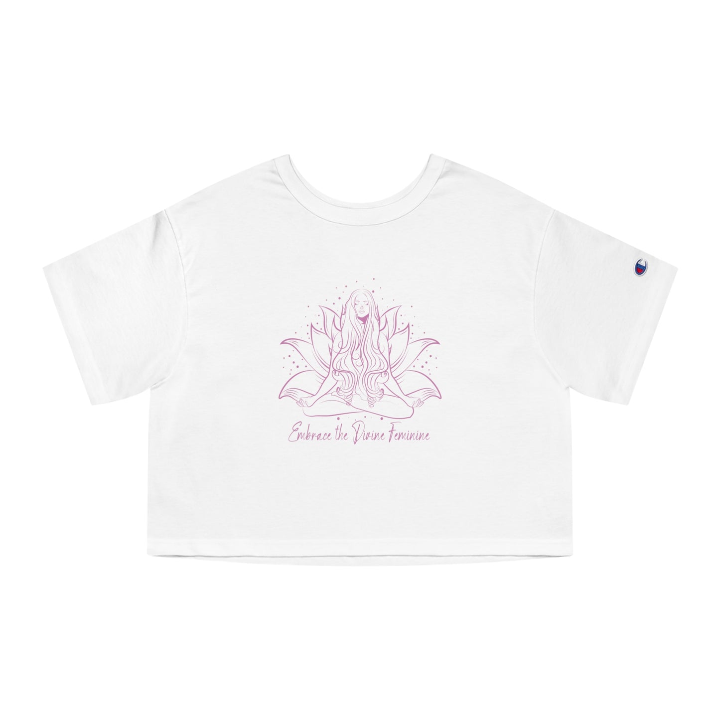 The Divine Feminine Pink Cropped Tee