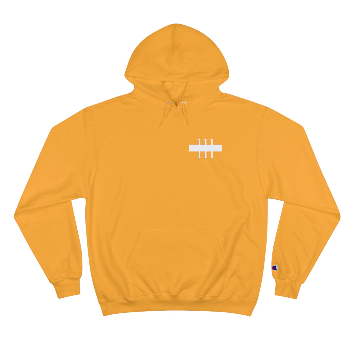 111 White Men's Champion Hoodie