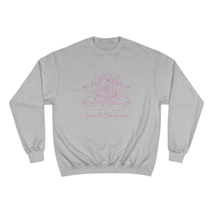 The Divine Feminine Pink Women's Champion Sweatshirt