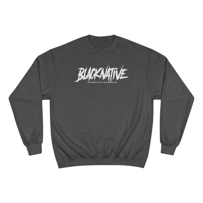 Black Native White Men's Champion Sweatshirt