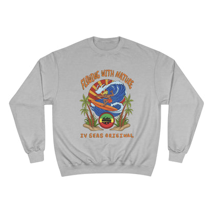 Flowing With Nature Men's Champion Sweatshirt