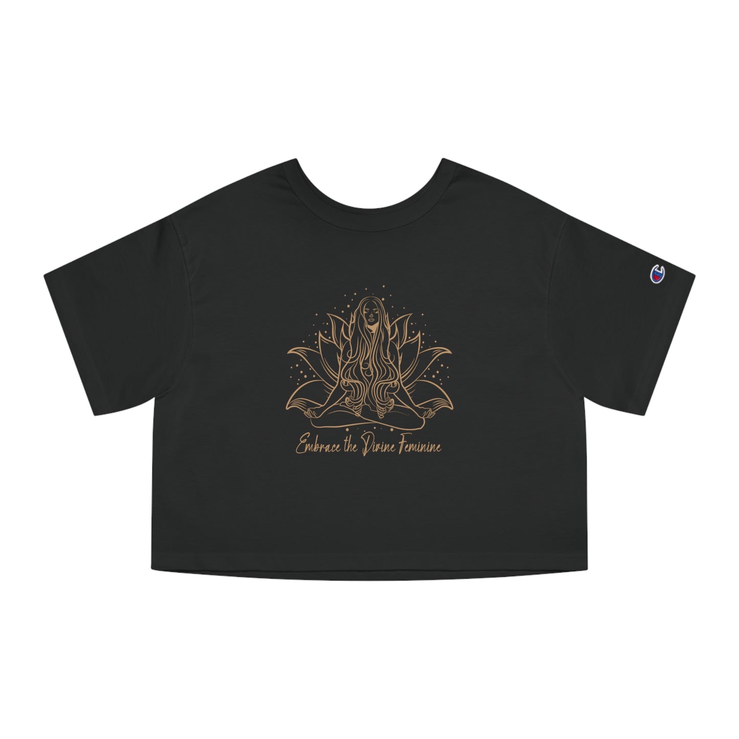 The Divine Feminine Brown Cropped Tee