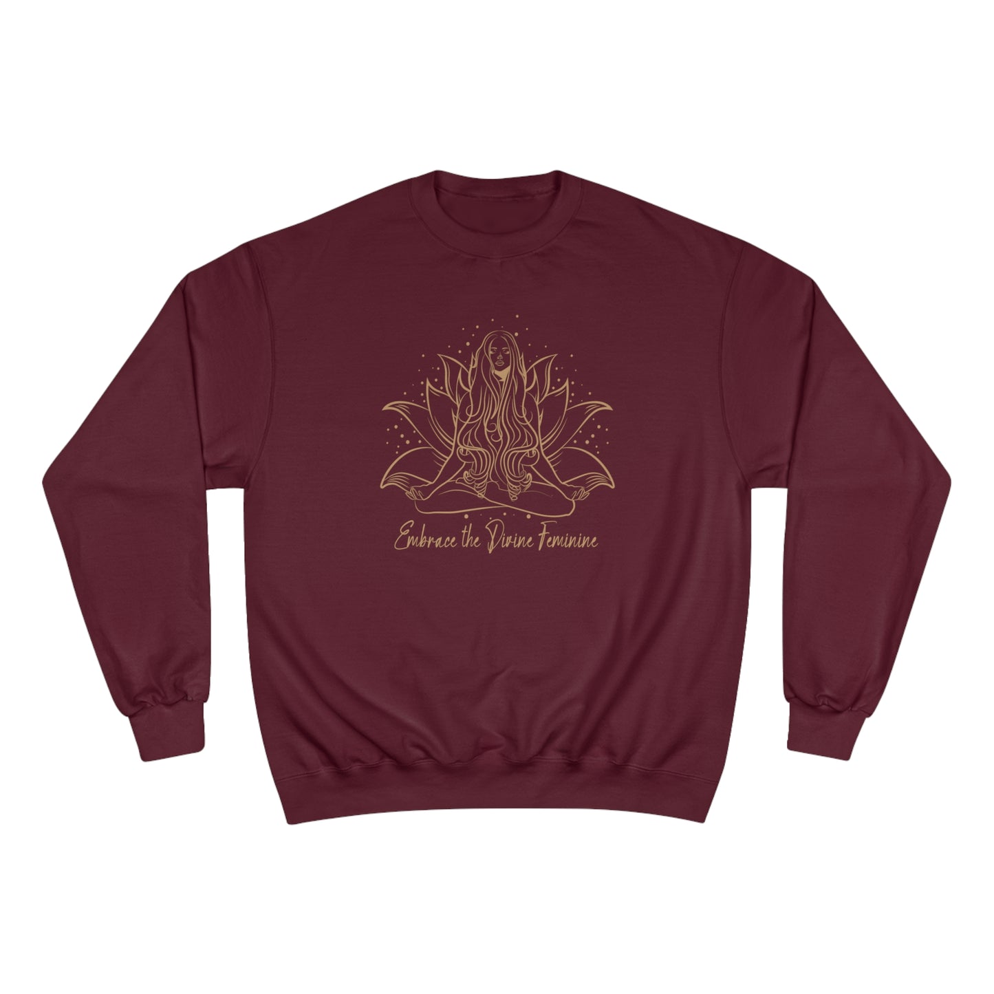 The Divine Feminine Brown Women's Champion Sweatshirt