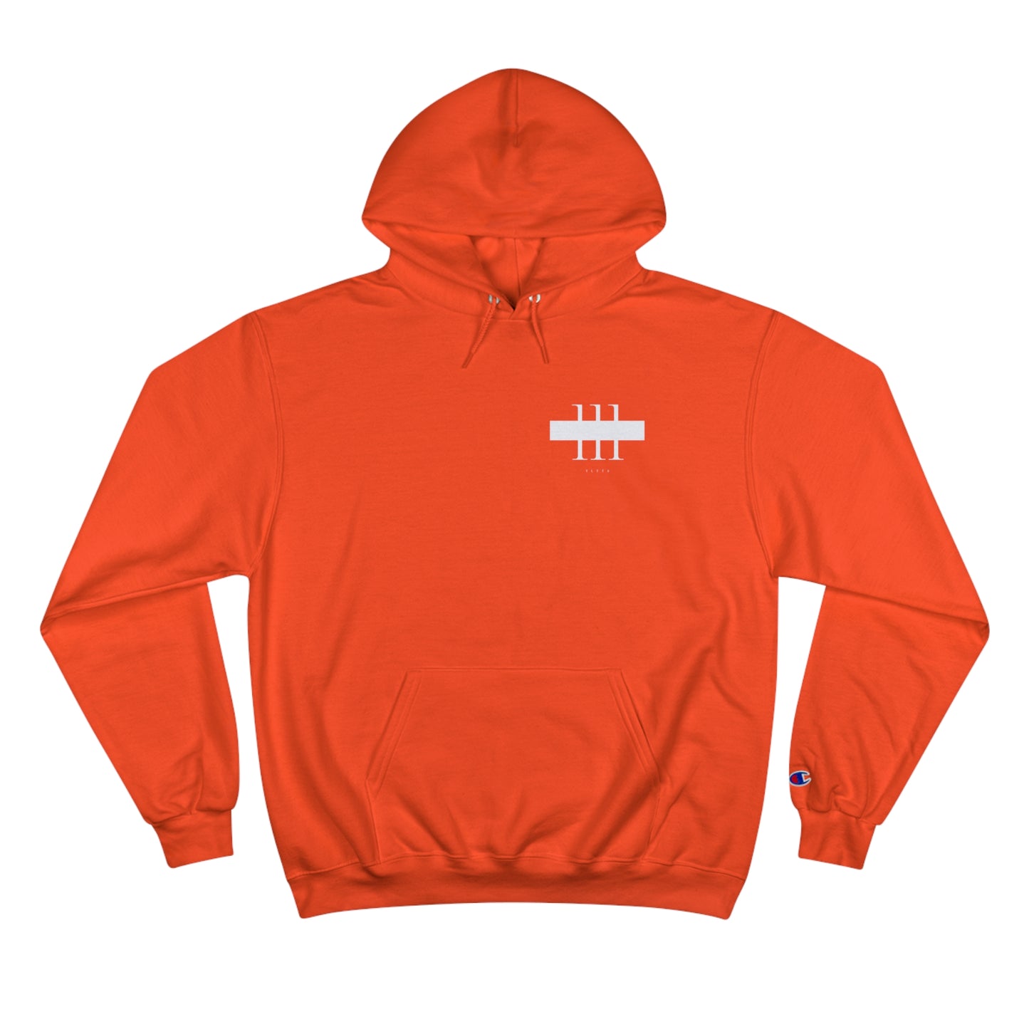 111 White Men's Champion Hoodie