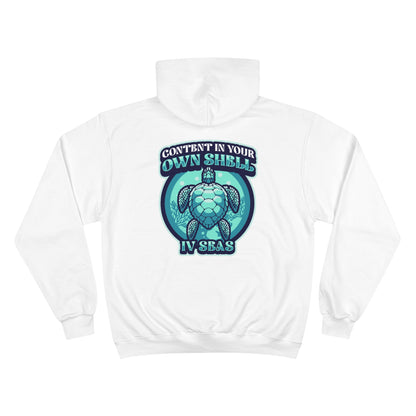 Content In Your Own Shell Women's Champion Hoodie