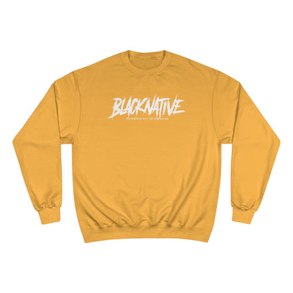 Black Native White Men's Champion Sweatshirt