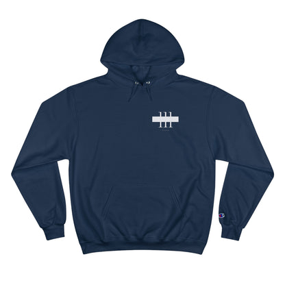 111 White Men's Champion Hoodie