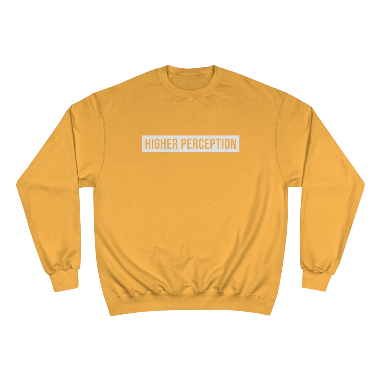 Higher Perception White Men's Champion Sweatshirt