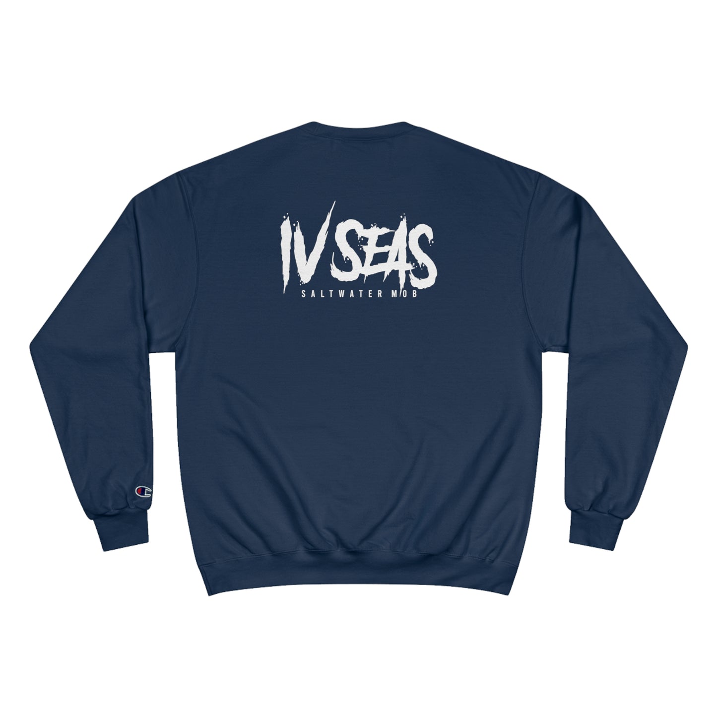 Saltwater Mob White Men's Champion Sweatshirt