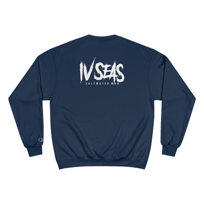 Saltwater Mob White Men's Champion Sweatshirt