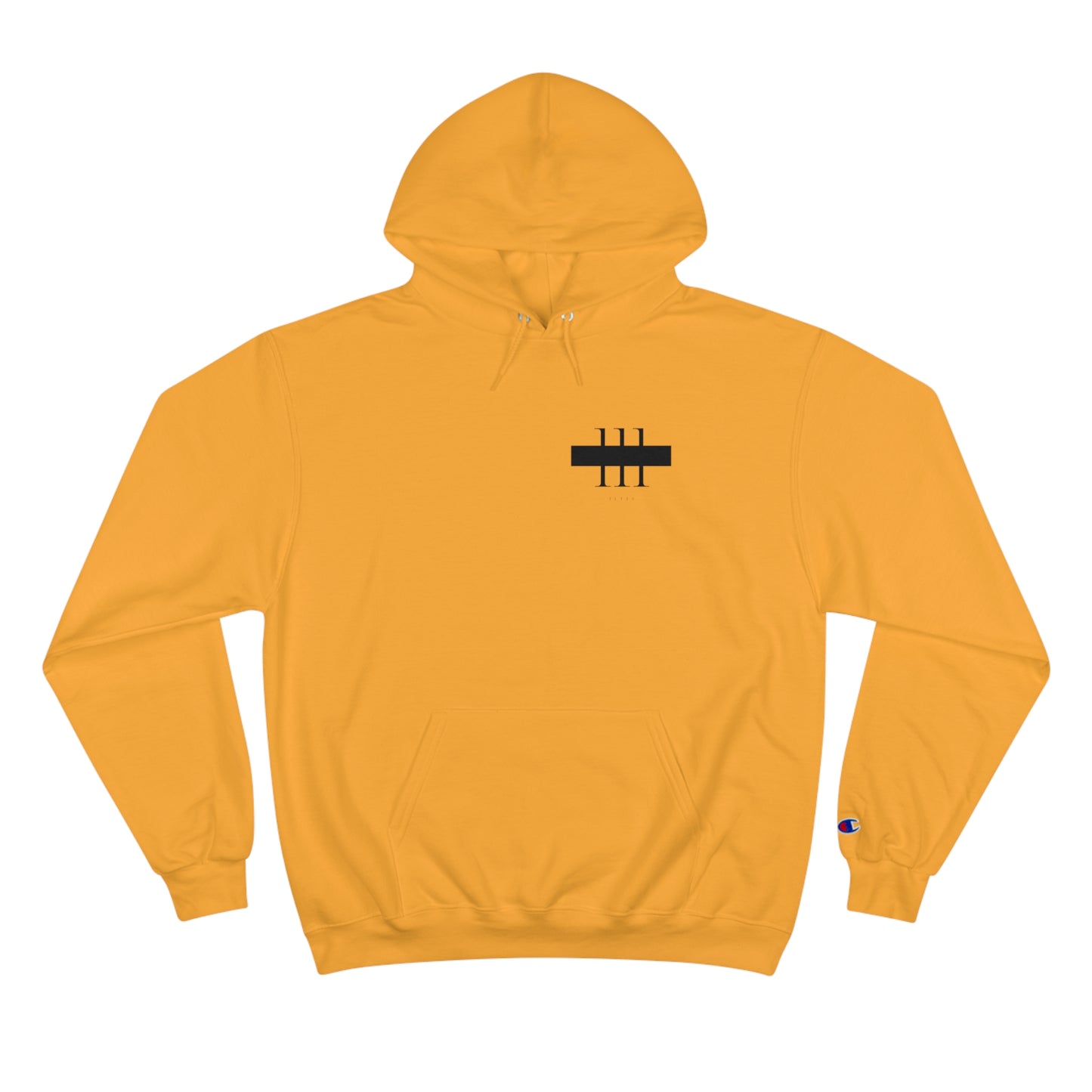 111 Black Men's Champion Hoodie