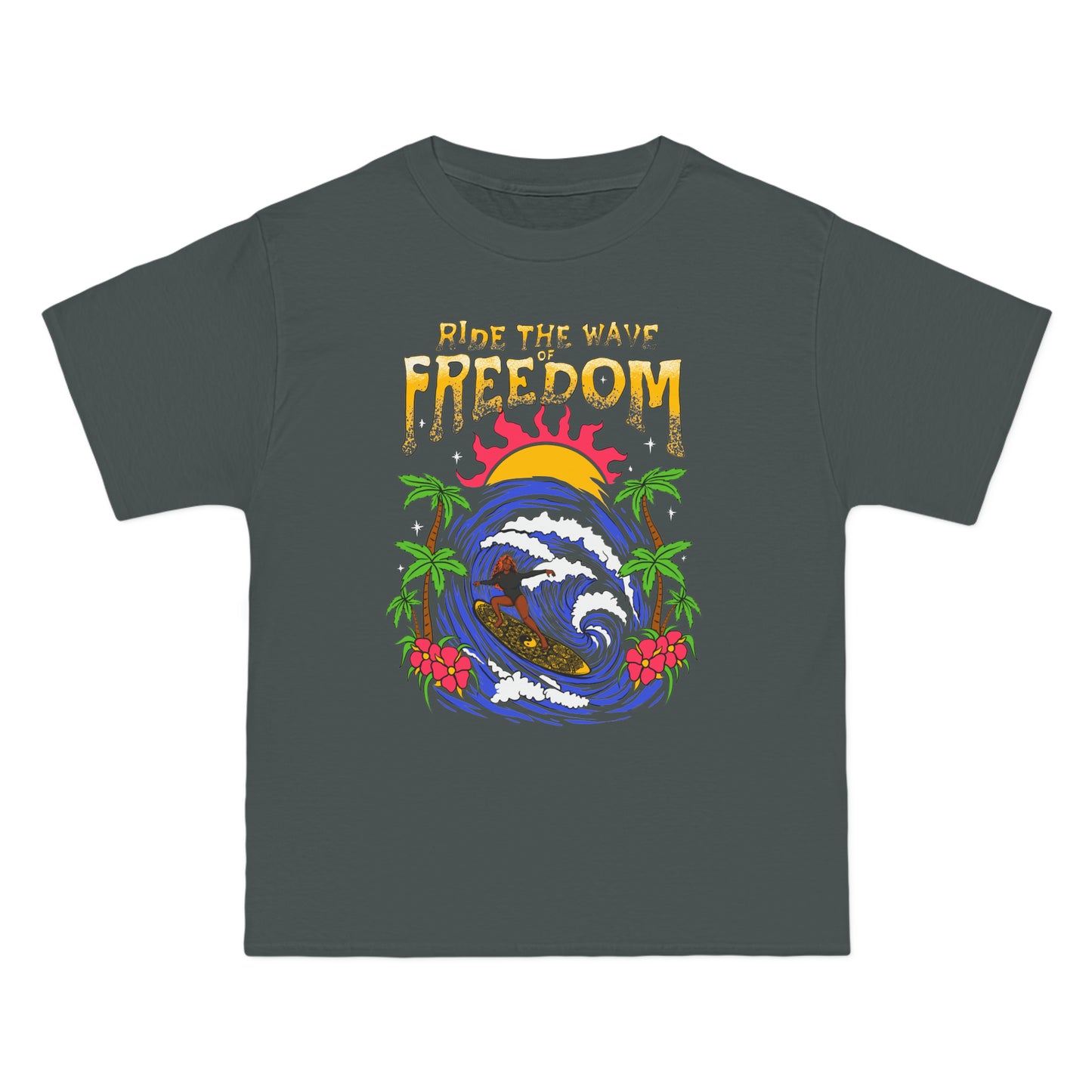 Wave Of Freedom Women's Beefy Tee