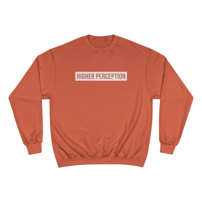 Higher Perception White Men's Champion Sweatshirt