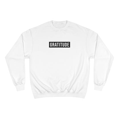 Gratitude Women's Champion Sweatshirt