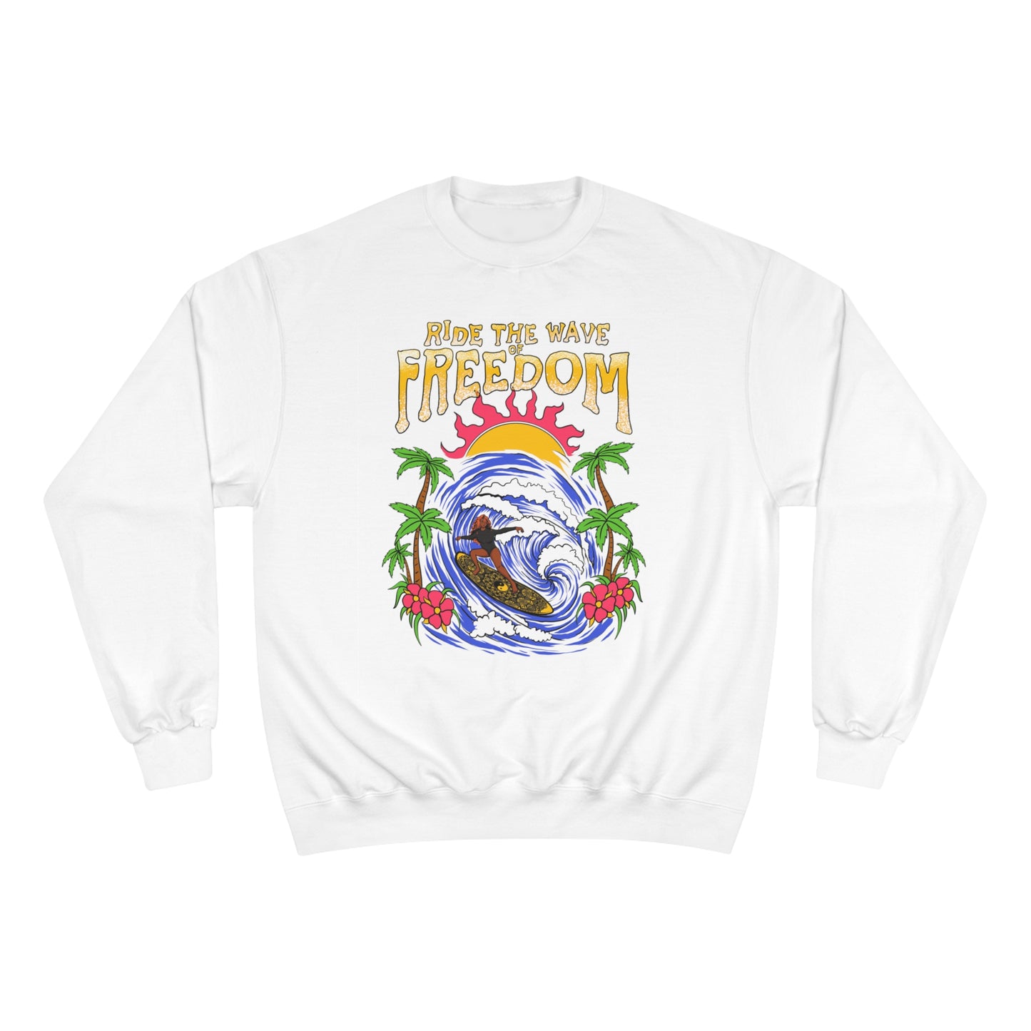 Wave Of Freedom Women's Champion Sweatshirt