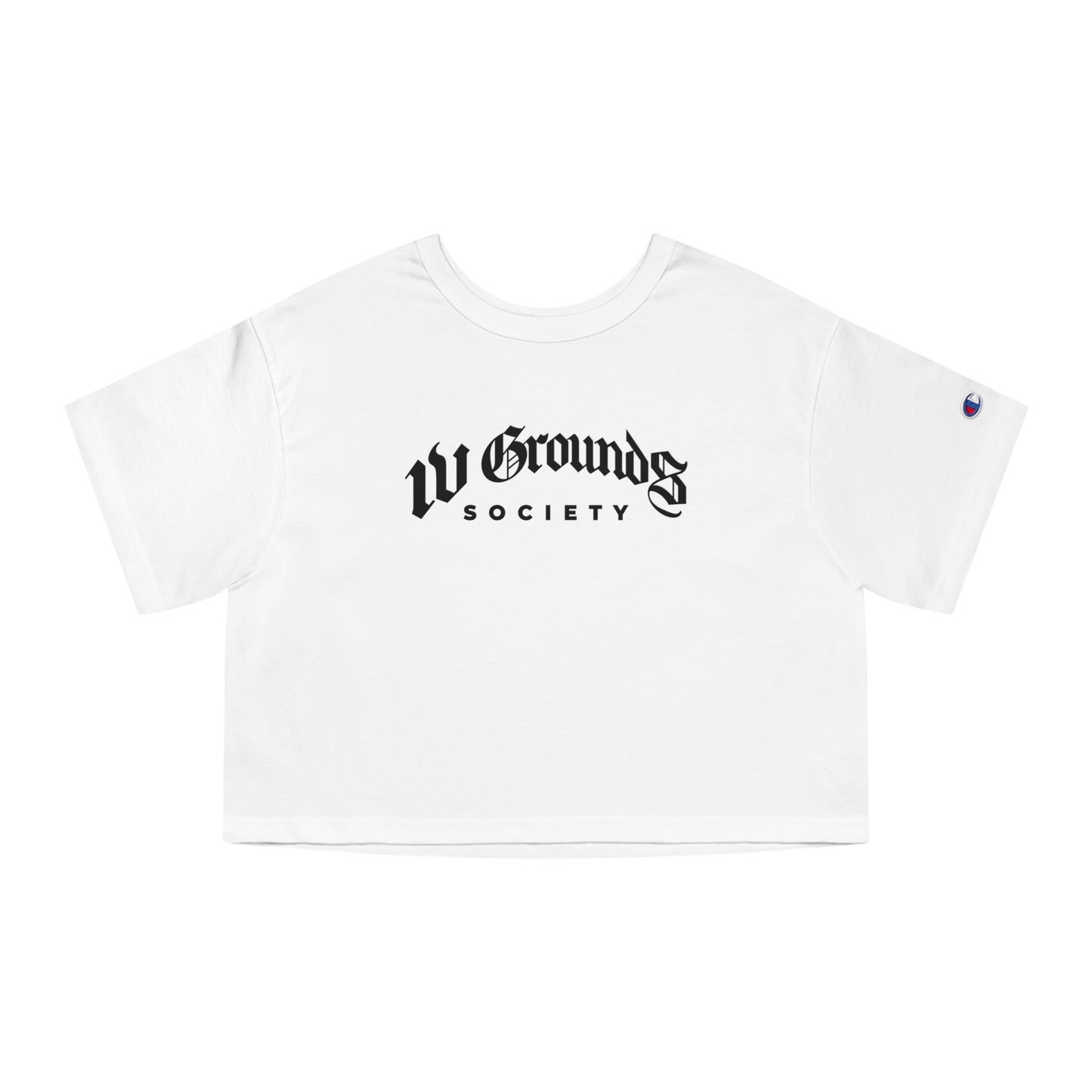 IV Grounds Society Black Cropped Tee