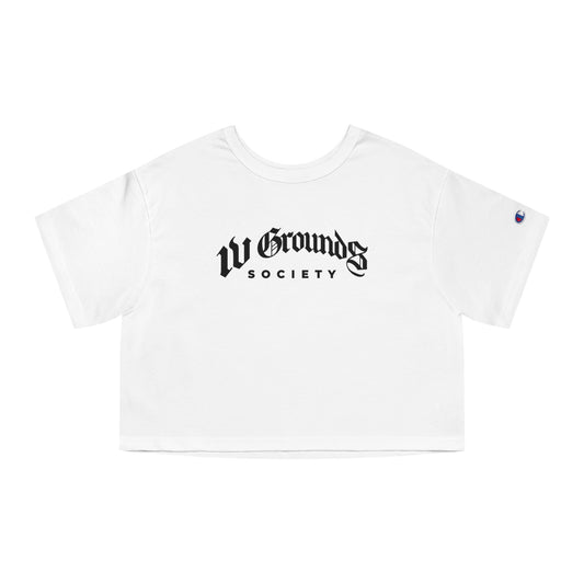 IV Grounds Society Black Cropped Tee