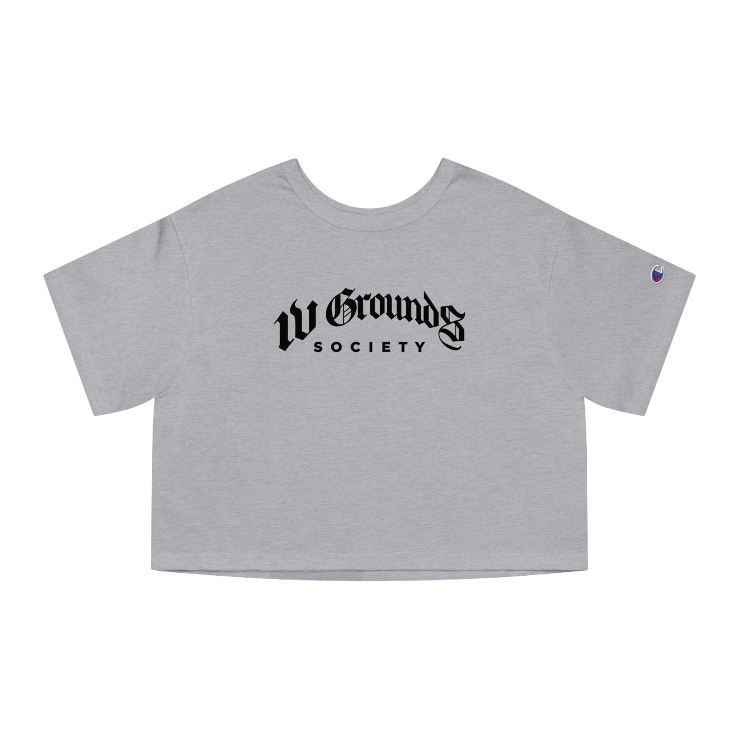 IV Grounds Society Black Cropped Tee